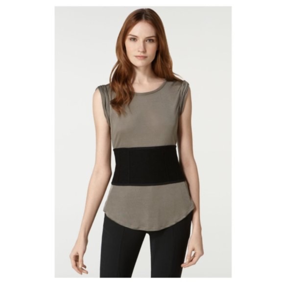 Alexander Wang Tops - Alexander Wang Grey Sleeveless Corset Top